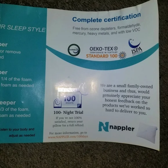 NWT Nappler pillow - Picture 2 of 6
